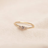 Stella Diamond Ring - 0.14ct Salt & Pepper Diamonds