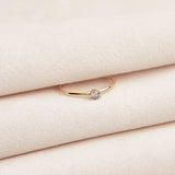 Twinkle Diamond Ring - 0.1ct Salt & Pepper Diamond