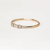 Halo Diamond Ring - 0,19ct Salt & Pepper Diamonds