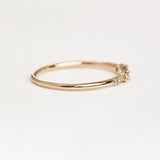 Halo Diamond Ring - 0,19ct Salt & Pepper Diamonds
