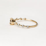 Aurora Diamond Ring - 0.51ct Salt & Pepper Diamonds