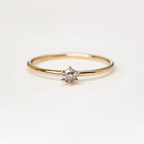 Twinkle Diamond Ring - 0.1ct Salt & Pepper Diamond