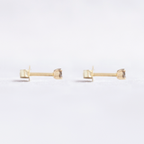 Twinkle Diamond Studs - 0.1ct Salt & Pepper Diamonds