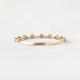 Floating Diamonds Ring - 0.18ct Salt & Pepper Diamonds