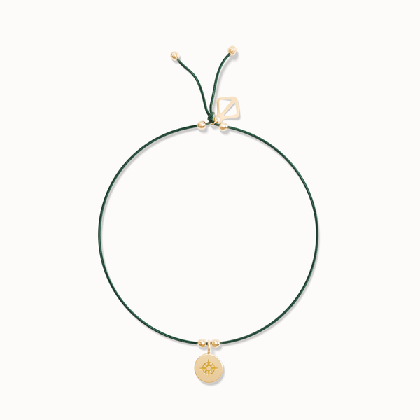 Aera Cord Bracelet - Leaf