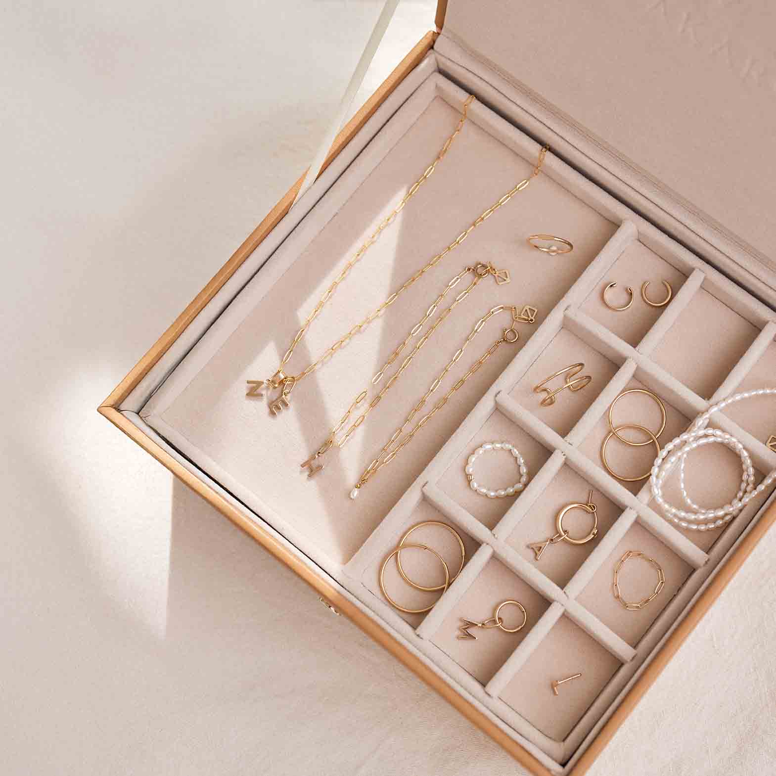 Jewelry Box - beige