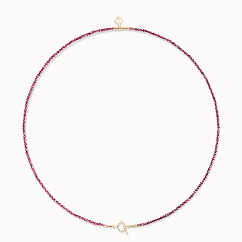 Talisman Necklace - Red Garnet