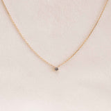 Twinkle Diamond Necklace - 0.1ct Salt & Pepper Diamond