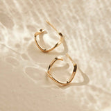 Wave Mini Hoops